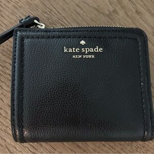 Kate Spade Black Leather wallet with coin holder